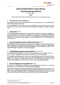 Corporate Governance 2021