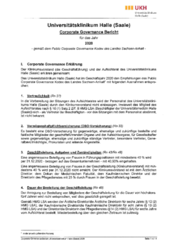 Corporate Governance 2020