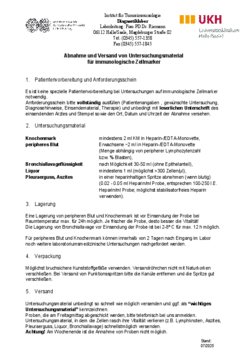 Präanalytikhinweise